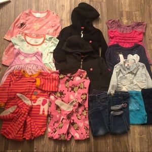 Lot-Clothing for baby girl 18/24m
